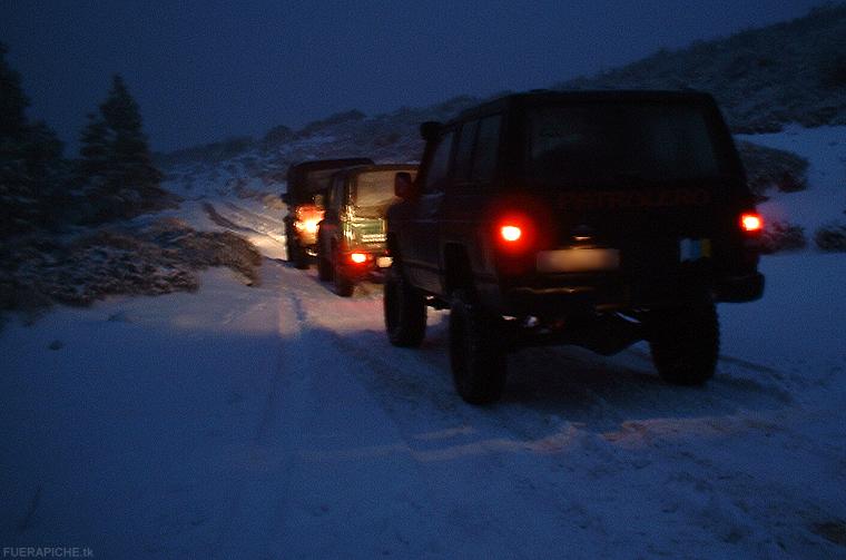 Nieve en las Ca�adas del Teide 4x4